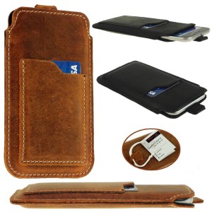 Etui Skórzane Z Kieszonką i Paskiem Do Telefonu Xiaomi Poco X3 NFC