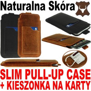 SLIM TX Etui Skóra Naturalna do Apple iPhone 6s Plus