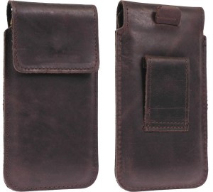 RIC Ciemno Brązowa Kabura Pionowa Do Paska Spodni Na Telefon Samsung Galaxy M53 5G