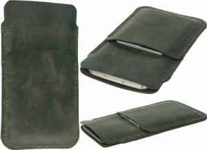 Ręcznie Szyty Brązowy Pokrowiec Z Kieszonką Skórzane Etui Do Telefonu Realme 12+