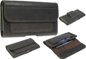 Brązowa Kabura Skórzana Ręcznie Szyta Do Telefonu Motorola Edge 60 Stylus