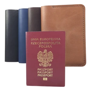 Etui Okładka Do Paszportu Z Naturalnej Skóry